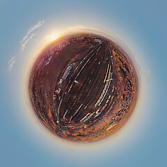 Image showing Little planet railway