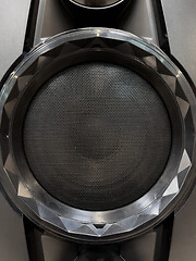 Image showing Musical speaker with protective grill