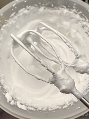 Image showing Whipped cream and mixer