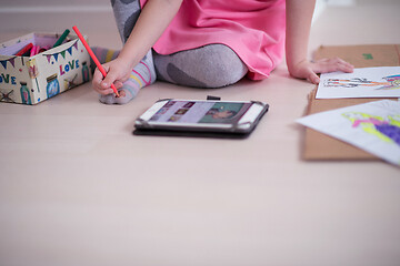 Image showing child playign at home