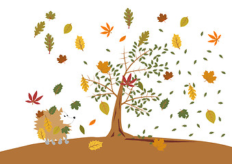 Image showing a windy day illustration