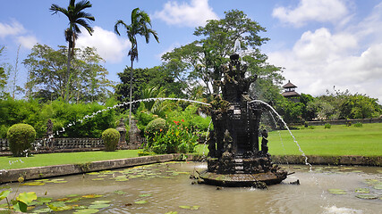 Image showing Fountain at Pura Taman Ayun Mengwi Bali Indonesia