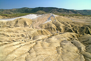 Image showing Romanian mud volcanoes, earth dry crust