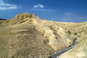 Image showing Mud volcano and dry crust