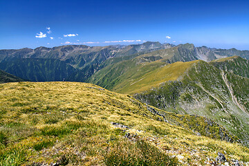 Image showing Summer alpine scene in the mountains