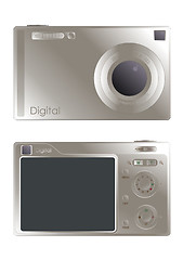 Image showing digital camera illustration