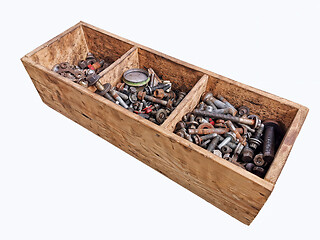 Image showing Wooden box organizer