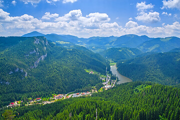 Image showing Red Lake mountain resort in Romania