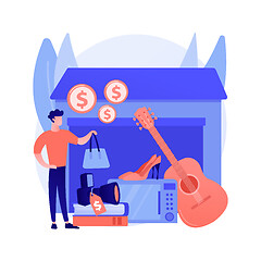 Image showing Garage sale abstract concept vector illustration.