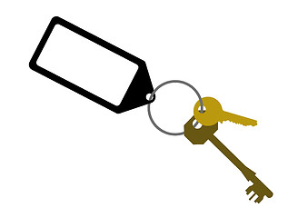 Image showing door key illustration