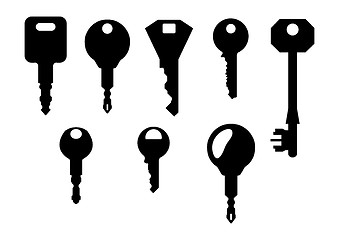 Image showing set of household keys