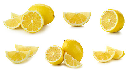 Image showing fresh lemon slices