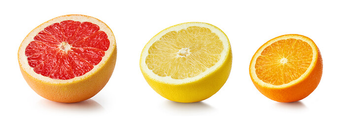 Image showing half of citrus fruits