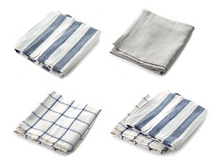 Image showing new folded kitchen towels