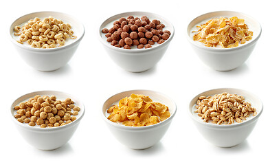 Image showing bowls of cornflakes