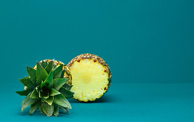 Image showing fresh ripe pineapple