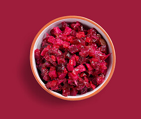 Image showing bowl of beet root salad