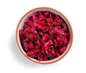 Image showing bowl of beet root salad