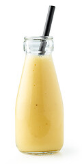 Image showing bottle of yellow smoothie