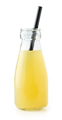 Image showing bottle of freshly squeezed pineapple juice