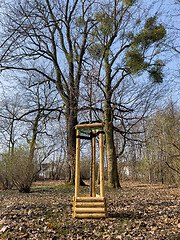 Image showing Planting trees in park