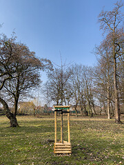 Image showing Planting trees in park