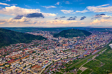 Image showing Green city from above