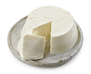 Image showing fresh ricotta cheese