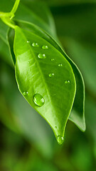 Image showing fresh green leaves