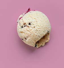 Image showing scoop of ice cream