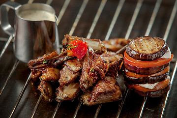 Image showing freshly grilled ribs