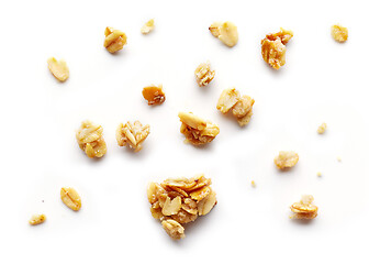 Image showing baked oat meals with butter and sugar