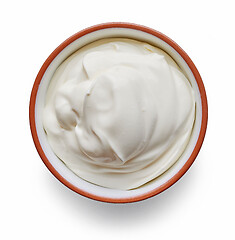 Image showing bowl of sour cream