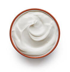 Image showing bowl of sour cream