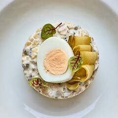 Image showing close up of olivier salad