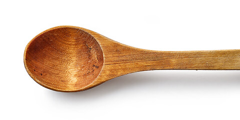 Image showing empty wooden spoon