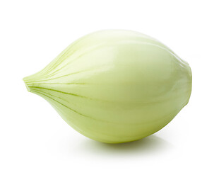 Image showing fresh raw peeled onion