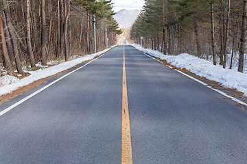 Image showing Winter road