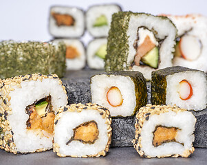 Image showing sushi dish variation