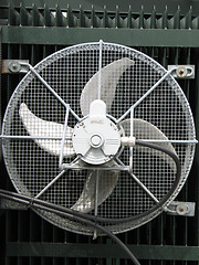 Image showing large industrial fan