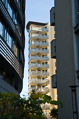 Image showing A shining skyscraper