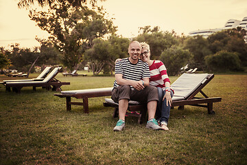 Image showing young couple enjoying vacation