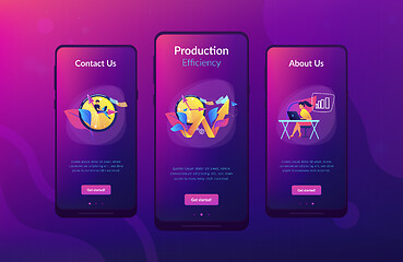 Image showing Productivity app interface template.