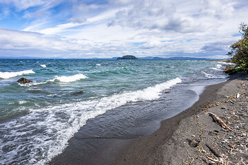 Image showing Lake Taupo New Zealand