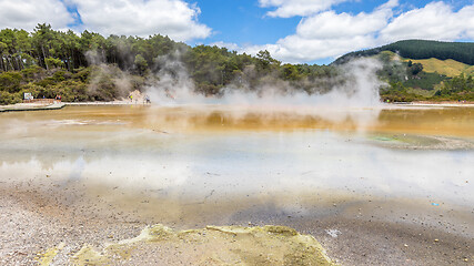 Image showing geothermal activity at Rotorua in New Zealand