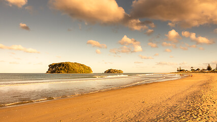 Image showing Bay Of Plenty sunset