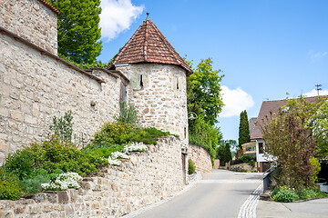 Image showing Fortified church at Bergfelden south Germany