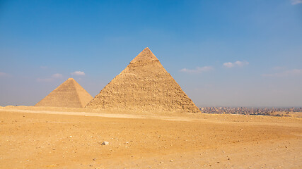 Image showing Pyramids at Giza Cairo Egypt