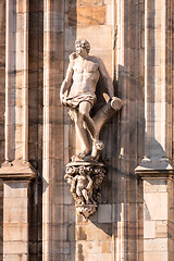 Image showing statue at Cathedral Milan Italy