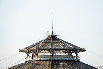 Image showing strange steampunk roof